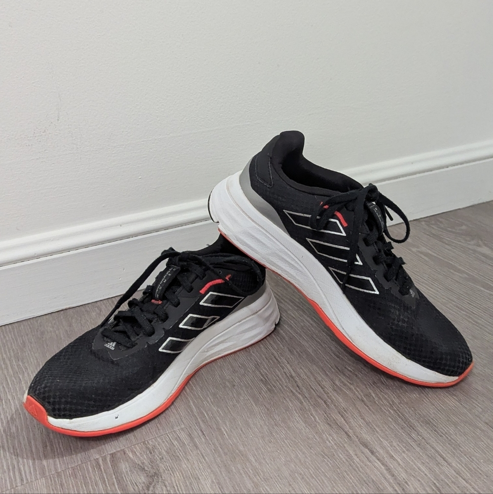 Adidas Women's Black & Pink Sneakers Size 7 GUC!